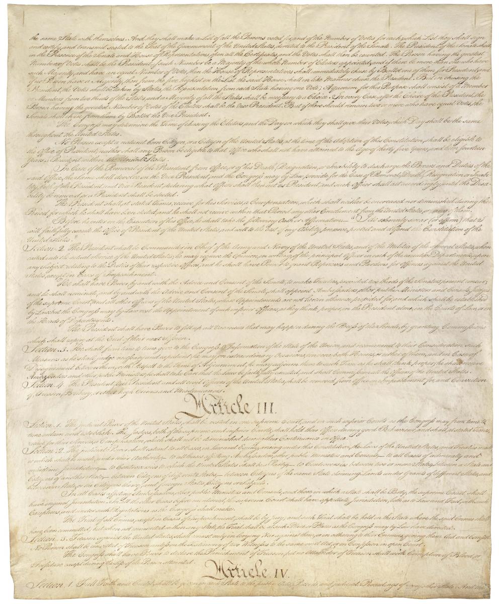 Printable Us Constitution Full Text
