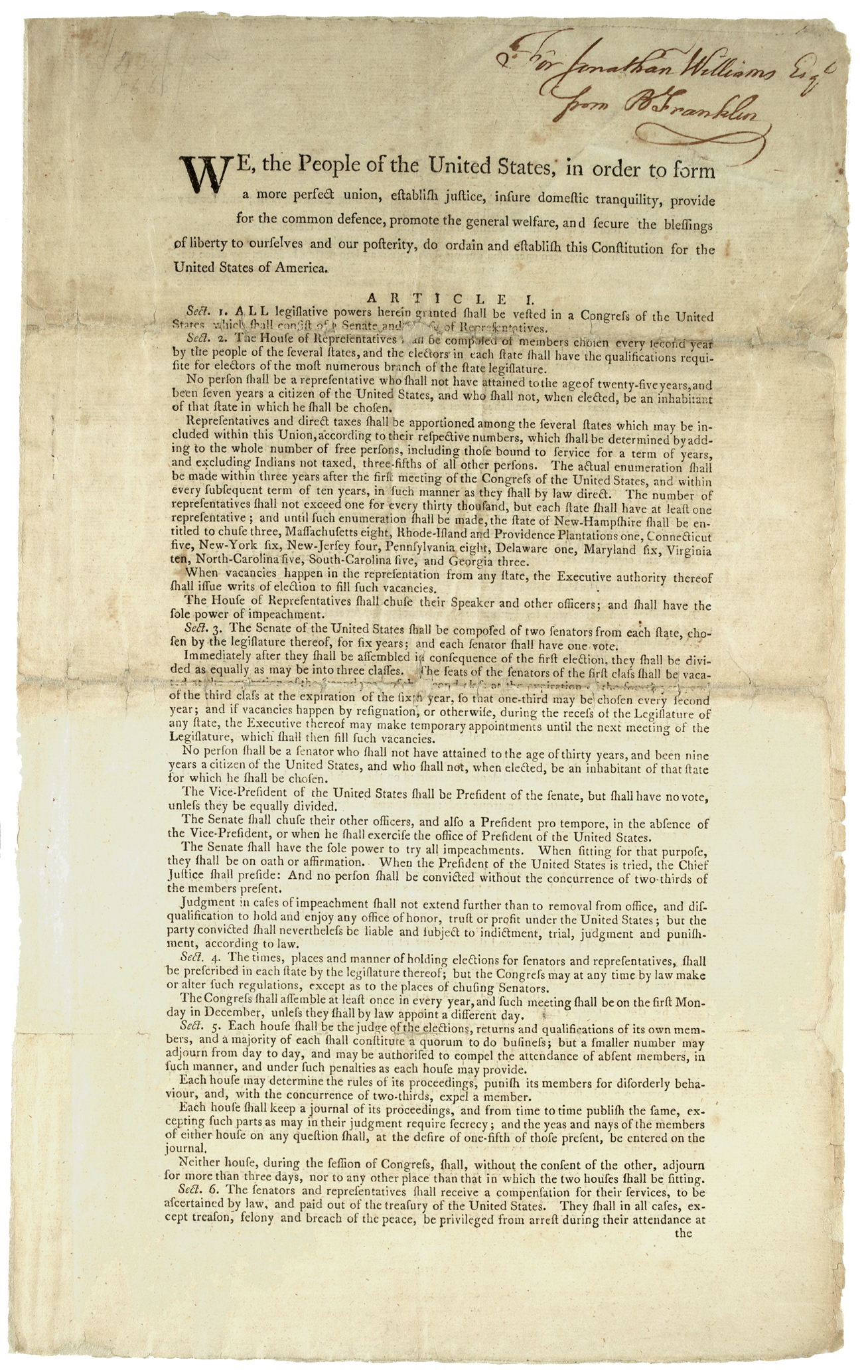 United states constitution full text